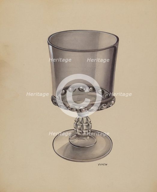 Spoon Holder, c. 1937. Creator: Edward White.