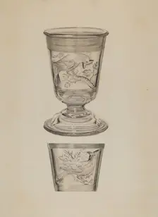 Spoon Holder, c. 1939. Creator: May Hays