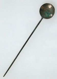 Spoon, Late Roman, 4th century. Creator: Unknown