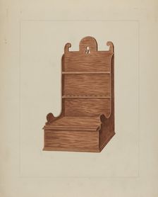 Spoon Rack, c. 1937. Creator: Frederick Jackson