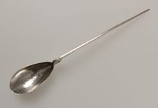 Spoon with Christian Inscription, Byzantine, 4th-5th century. Creator: Unknown