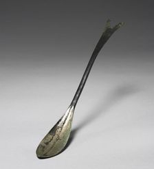Spoon with Fish-Tail Design, 918-1392. Creator: Unknown