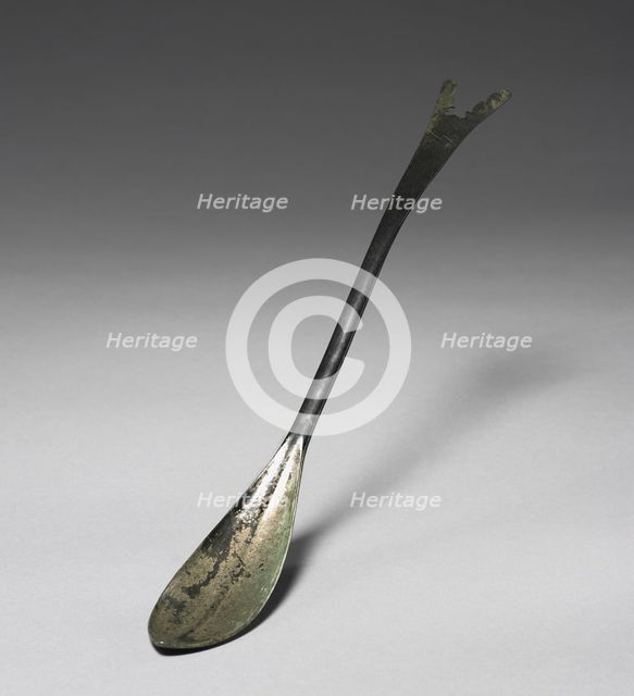 Spoon with Fish-Tail Design, 918-1392. Creator: Unknown.