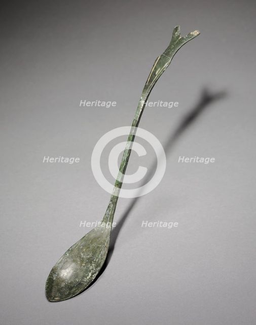 Spoon with Fish-Tail Design, 918-1392. Creator: Unknown.