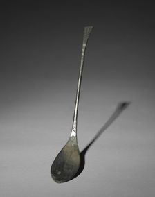 Spoon with Fish-Tail Design, 918-1392. Creator: Unknown