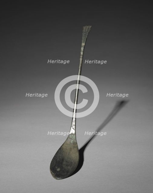 Spoon with Fish-Tail Design, 918-1392. Creator: Unknown.