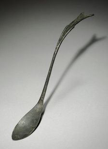 Spoon with Fish-Tail Design, 918-1392. Creator: Unknown