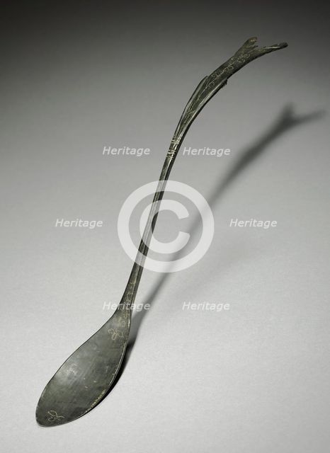 Spoon with Fish-Tail Design, 918-1392. Creator: Unknown.