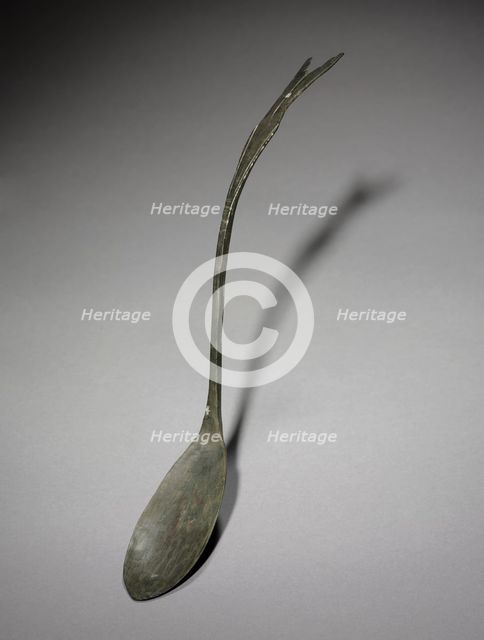 Spoon with Fish-Tail Design, 918-1392. Creator: Unknown.