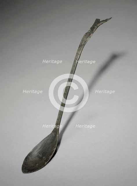 Spoon with Fish-Tail Design, 918-1392. Creator: Unknown.
