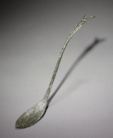 Spoon with Fish-Tail Design, 918-1392. Creator: Unknown
