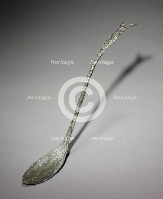Spoon with Fish-Tail Design, 918-1392. Creator: Unknown.
