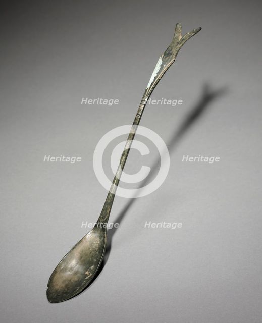 Spoon with Fish-Tail Design, 918-1392. Creator: Unknown.