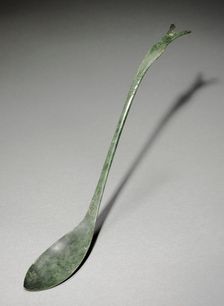 Spoon with Fish-Tail Design, 918-1392. Creator: Unknown