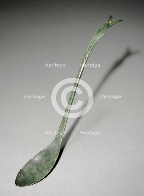 Spoon with Fish-Tail Design, 918-1392. Creator: Unknown.