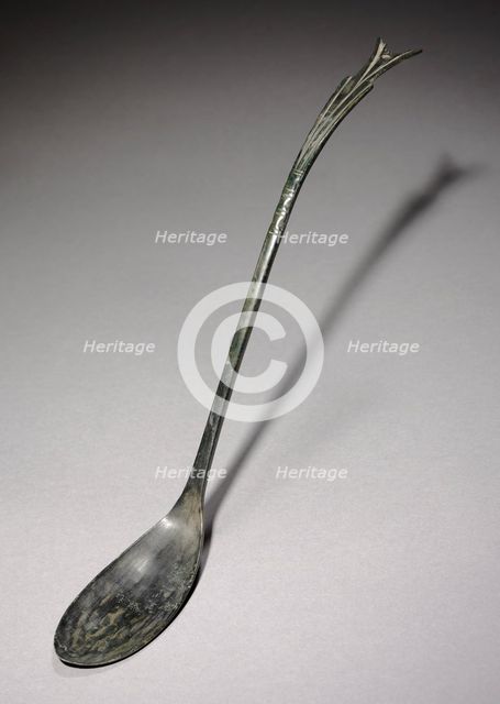 Spoon with Fish-Tail Design, 918-1392. Creator: Unknown.