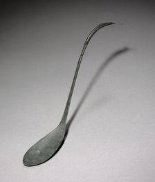 Spoon with Fish-Tail Design, 918-1392. Creator: Unknown