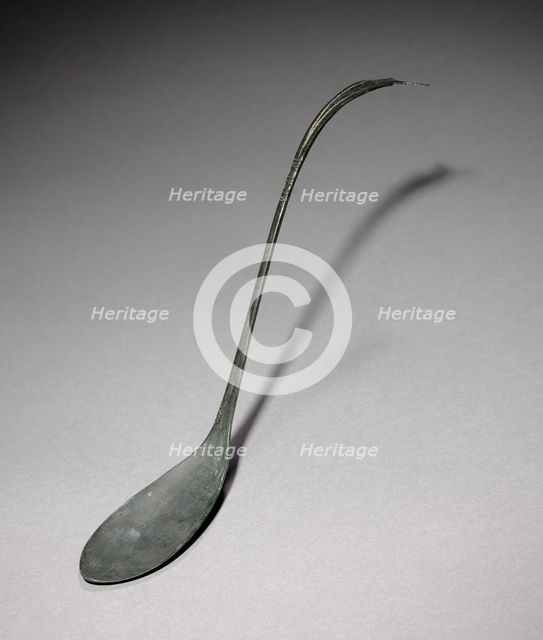 Spoon with Fish-Tail Design, 918-1392. Creator: Unknown.