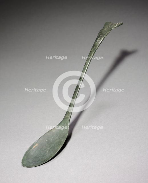 Spoon with Fish-Tail Design, 918-1392. Creator: Unknown.