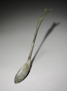 Spoon with Fish-Tail Design, 918-1392. Creator: Unknown