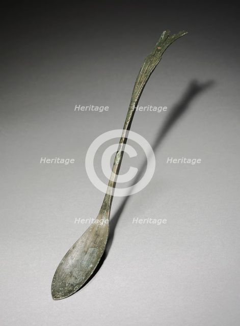 Spoon with Fish-Tail Design, 918-1392. Creator: Unknown.