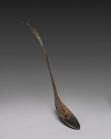 Spoon with Fish-Tail Design, 918-1392. Creator: Unknown
