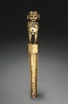 Spoon with Human Figure, c. 500-200 BC. Creator: Unknown