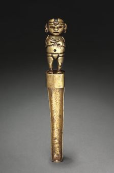 Spoon with Human Figure, c. 500-200 BC. Creator: Unknown