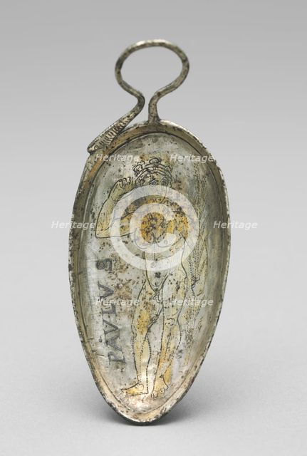 Spoon with Saint Paul as an Athlete, 350-400. Creator: Unknown.