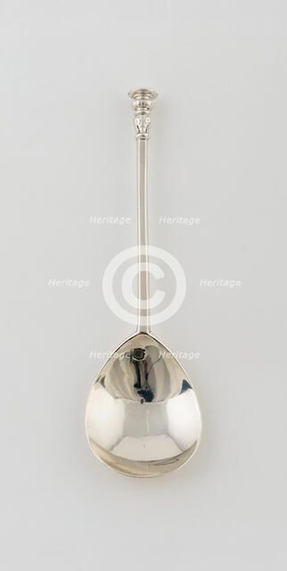 Spoon with Seal of James I, London, 1624. Creator: Unknown.