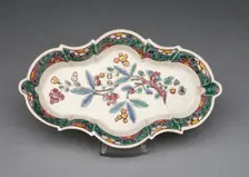 Spoon Tray, Staffordshire, 1750/60. Creator: Staffordshire Potteries