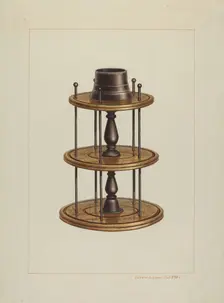 Spool Holder, c. 1938. Creator: Edward L Loper
