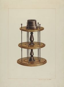 Spool Holder, c. 1938. Creator: Edward L Loper