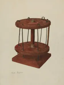 Spool Rack, c. 1939. Creator: Charles Garjian