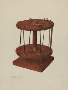 Spool Rack, c. 1939. Creator: Charles Garjian