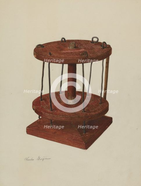 Spool Rack, c. 1939. Creator: Charles Garjian.