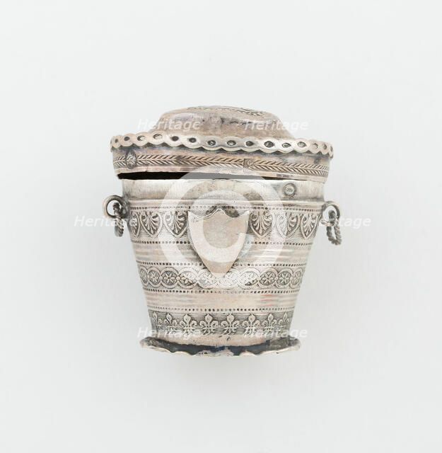 Sponge Box, Netherlands, c. 1848. Creator: Unknown.