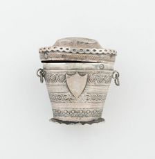 Sponge Box, Netherlands, c. 1848. Creator: Unknown