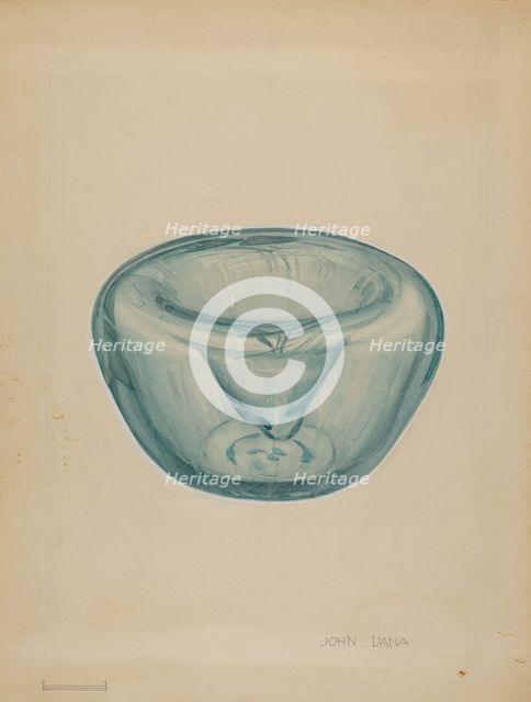 Sponge Cup, c. 1936. Creator: John Dana.