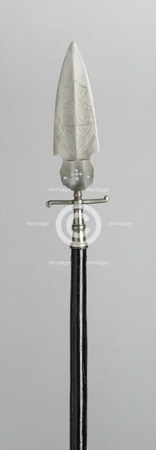 Spontoon of the Holstein Regtiment, Sweden, 1700/1800. Creator: Unknown.