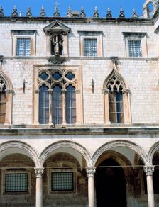 Sponza Palace, Dubrovnik, Croatia. Creator: Peter Thompson