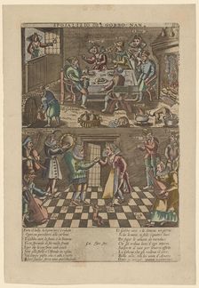 Sposalizio del gobbo nan (The Wedding of the Hunchback) , c1535-1540. Creator: Floreani; Giovanni (1486-1540)