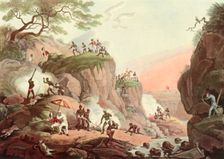 Sport in India - Smoking Wolves from their Earths c1808, (1901). Creator: Unknown