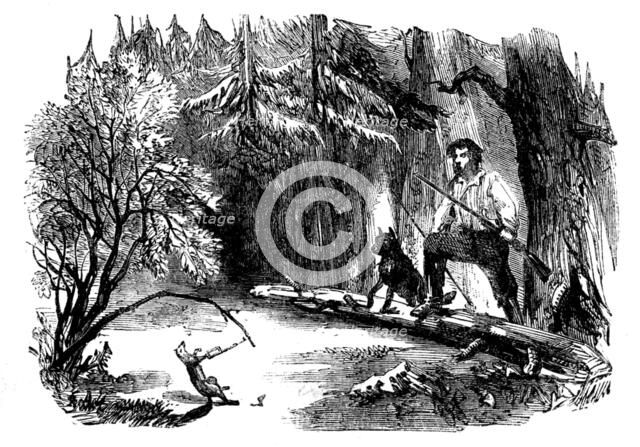 Sporting Scenes in Canada - Round the Traps, 1858. Creator: Unknown.
