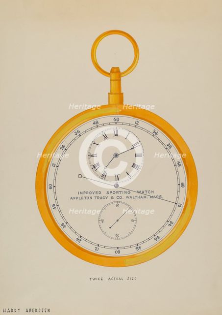 Sporting Watch, c. 1936. Creator: Harry G Aberdeen.