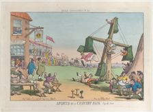 Sports of a Country Fair, Part the Second, October 5, 1810., October 5, 1810. Creator: Thomas Rowlandson