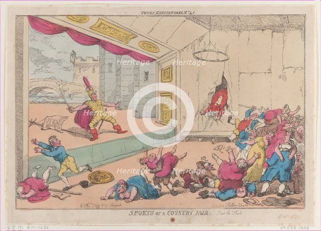 Sports of a Country Fair, Part the Third, October 5, 1810., October 5, 1810. Creator: Thomas Rowlandson.