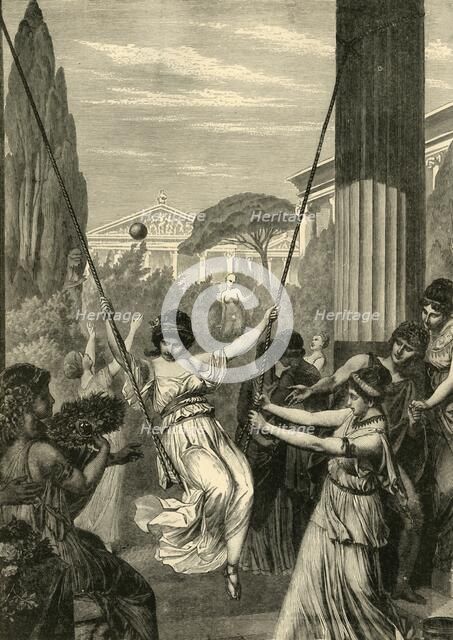 'Sports of Greek Girls', 1890.   Creator: Unknown.