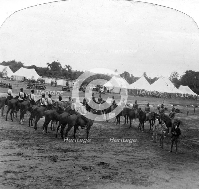 Sports day at Narsampet, India, 1905. Artist: Unknown