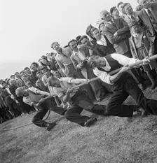Sports Ground, Elstree, Elstree and Borehamwood, Hertsmere, Hertfordshire, 21/05/1949. Creator: John Laing plc